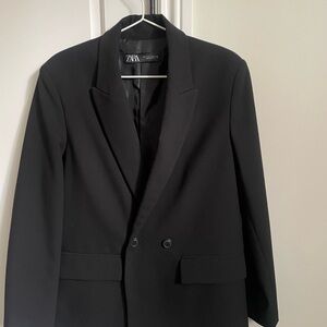 NWOT Zara black oversized blazer, never worn,